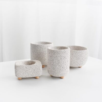 Mica Pots with Legs