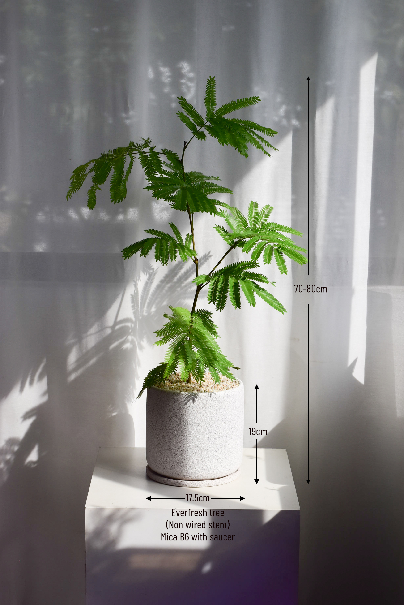 Everfresh trees size 2/3/4/5/6 in Mica (NON-WIRED STEM) - Image 7